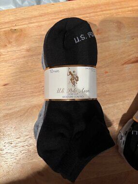 U.S. Polo Women's Low Cut Moisture Control Socks